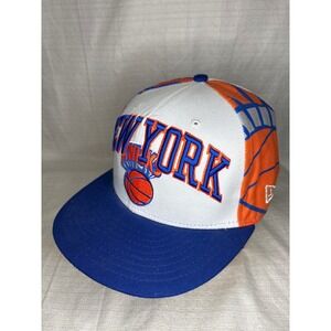 HTF VTG New Era New York Knicks NBA HWC Basketball Logo Snapback Hat Cap